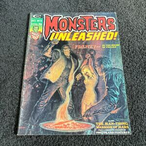 Monsters Unleashed! #8 October 1974 - Marvel Curtis Comics - Frenzy - Vintage